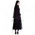 Double layered maxi dress abaya